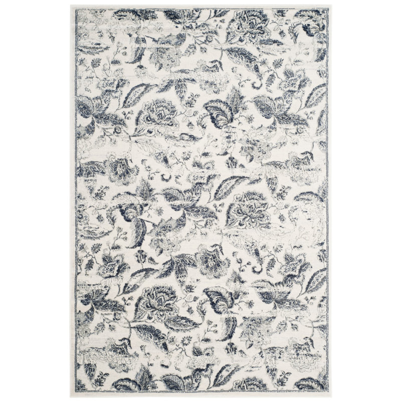 Carnegie Performance Floral Rug, Rectangle 6'7" x 9'2"
