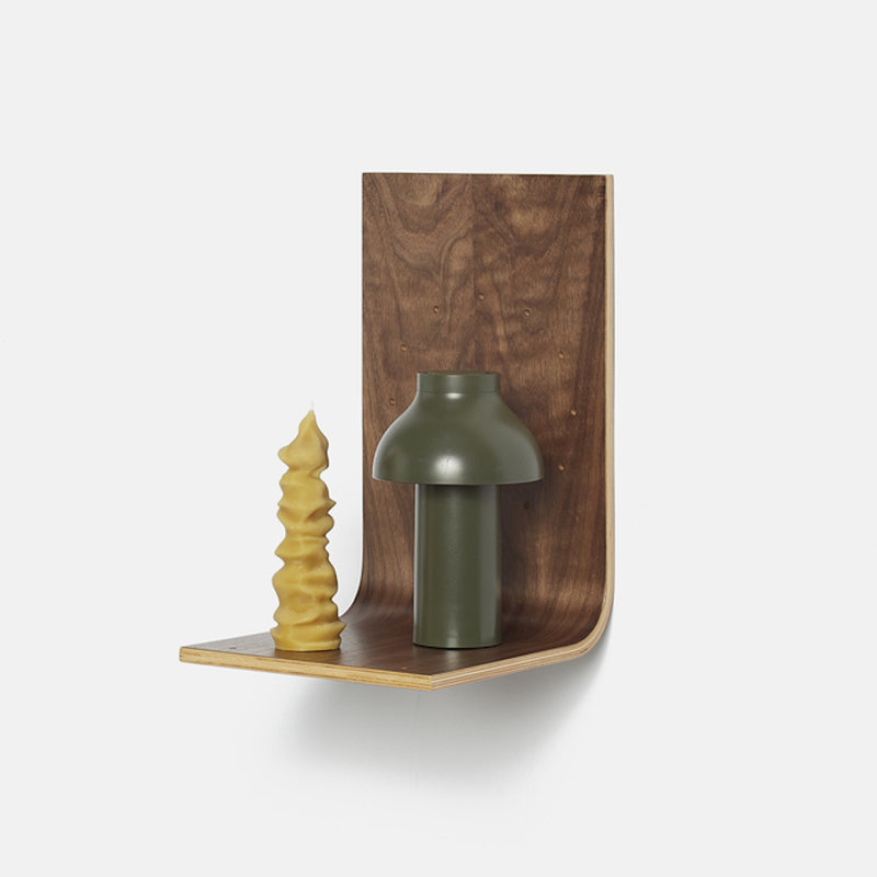 Cashaun Accent Shelf, Walnut