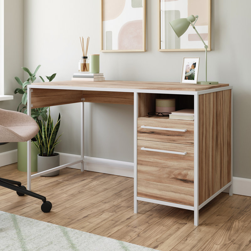 Sudduth Computer Desk, Kiln Acacia/White