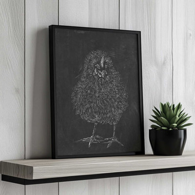 «Farm to Walls Chicken» par Kamdon Kreations, reproduction d'art