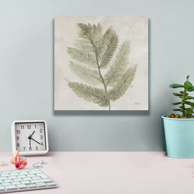 «Watercolor Forest Ferns 1» par Albena Hristova, art mural sur toile