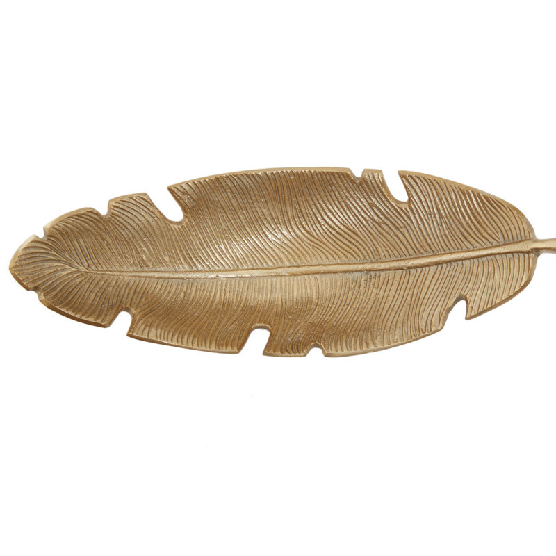 Borrego Aluminum Decorative Plate 1, Gold