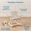 Chaise berçante avec accoudoirs et coussin ECR4Kids-101785065