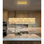 Lustre moderne en cristal 24 po avec télécommande or-130141083