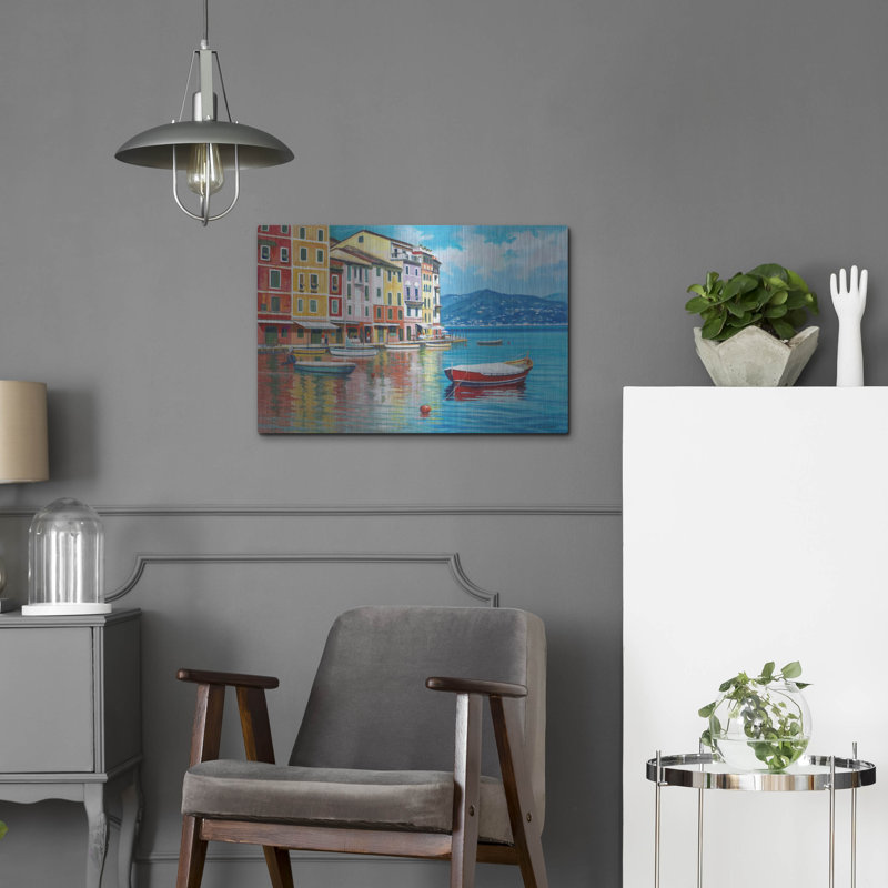 "Portofino" par John Zaccheo, H 16 po x l 24 po