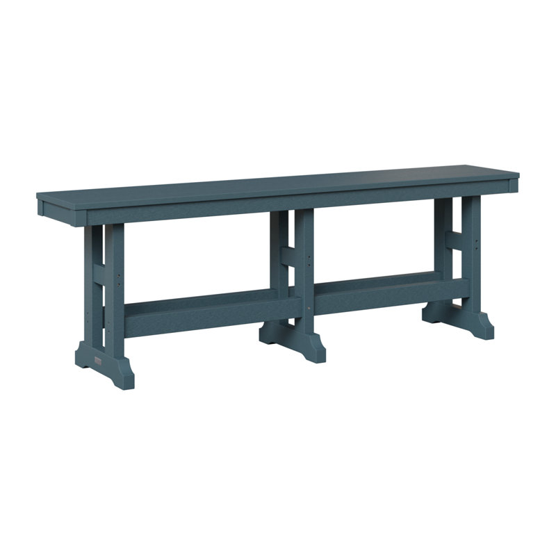 Banc de jardin 66 po Berlin Gardens, H 18 po x l 12,5 po x P 66 po, Ardoise