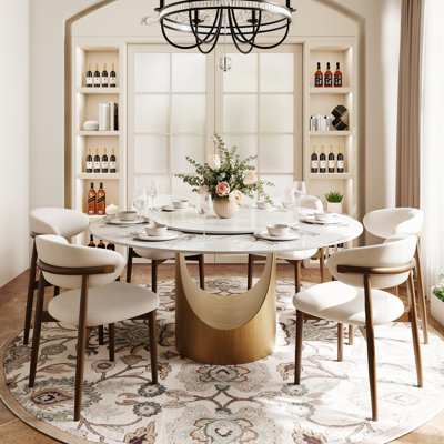 Modern 59 Dining Table Set