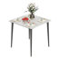 Fung Marble Top Metal Base Dining Table-1382712613