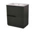 Meuble-lavabo 30 po avec lavabo en céramique et tiroirs pleine extension, glissières de tiroir à fermeture en douceur-668741723