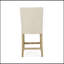 Ensemble de 2 tabourets de comptoir capitonnés contemporains en tissu, 26 po-1899186630-1899186648