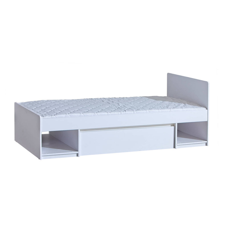 Brix DE Size - 90 X 195 Cm Bed, Oak Wotan