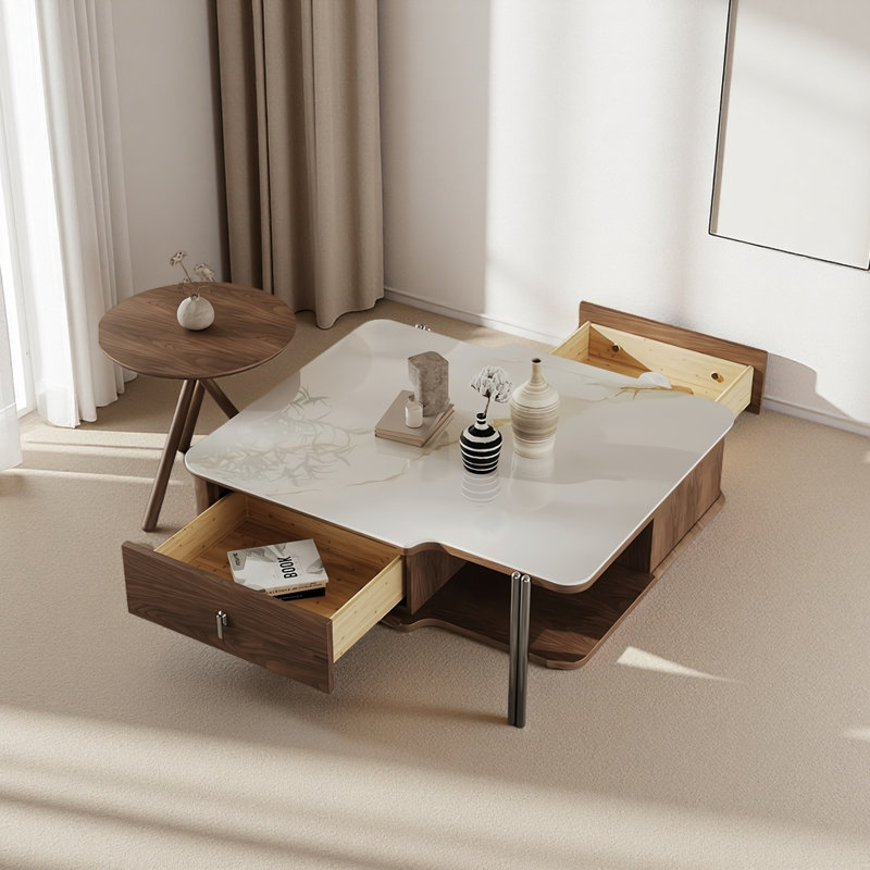 Simple Rock Plate Combination Coffee Table