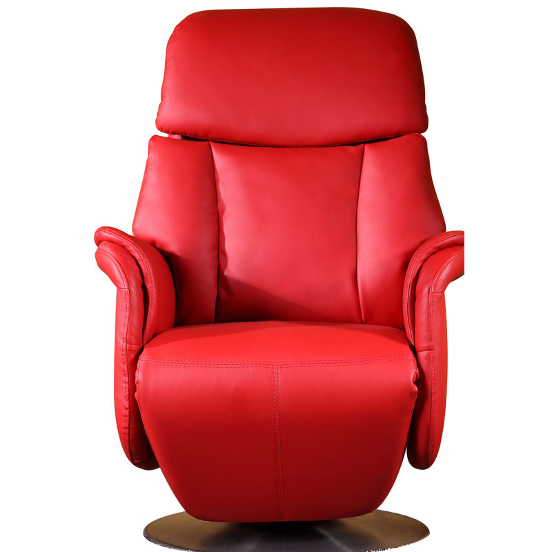 Tyshawn Leather Swivel Power Recliner