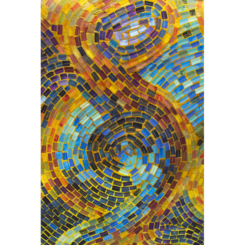 Mosaic Quilt - Wrapped Canvas Print, 46cm H x 30cm W