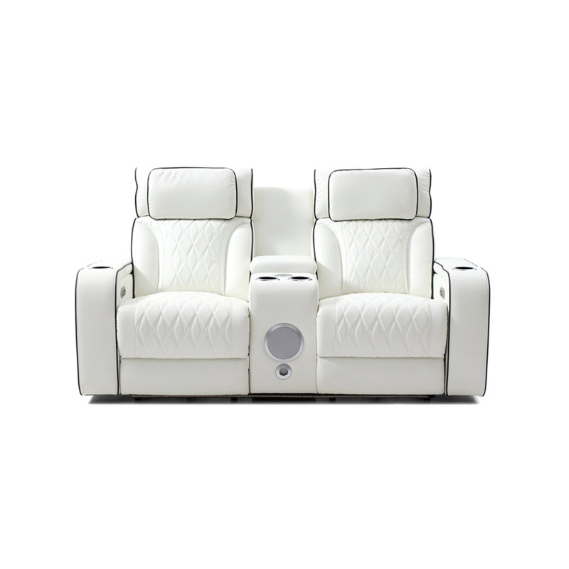 Causeuse moderne inclinable, Blanc