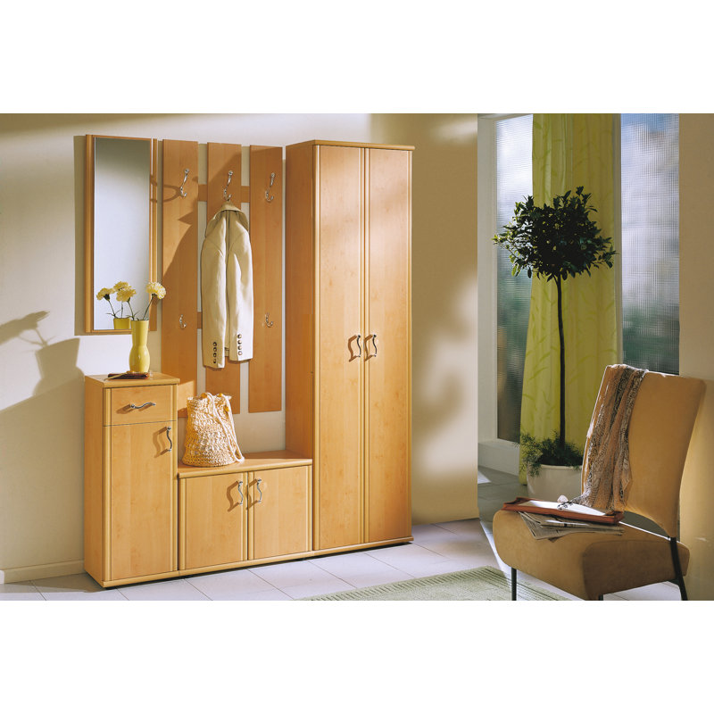2 Door Wood Wardrobe