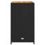  Armoire en polyester 70 x 50 x 87 cm et rotin Roly