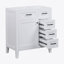 Meuble-lavabo autoportant moderne avec structure solide et trois tiroirs, parfait pour les solutions de rangement élégantes.-114390164