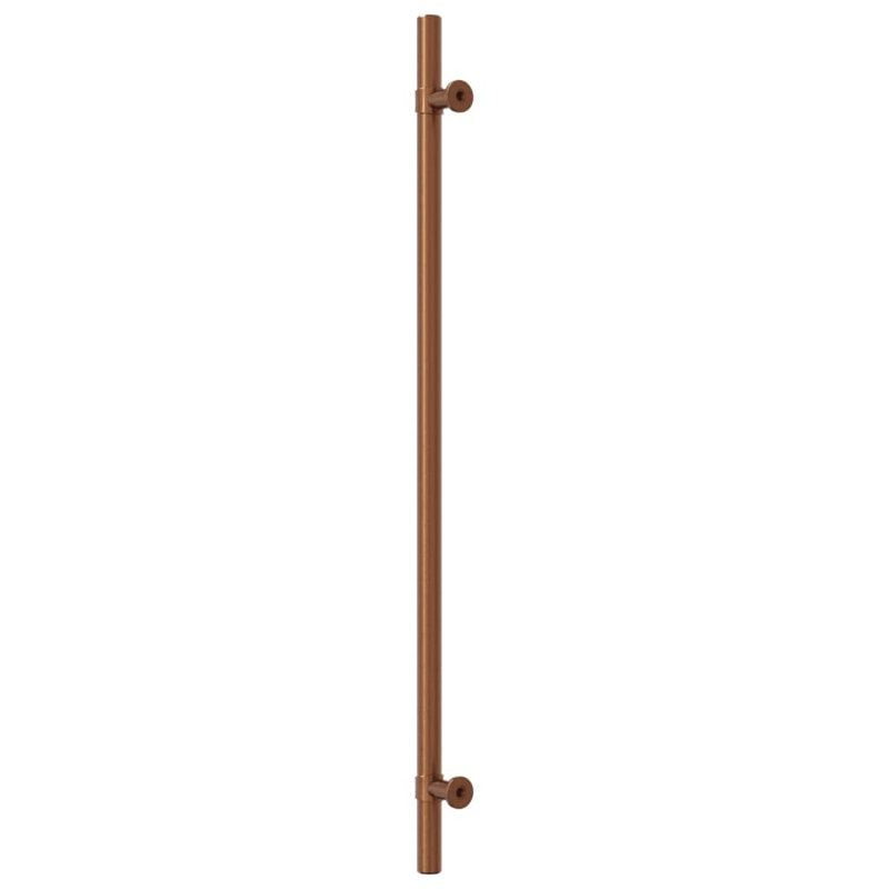 Acier inoxydable avec poignées d'armoire vidaXL, 8,81 pouces, Bronze