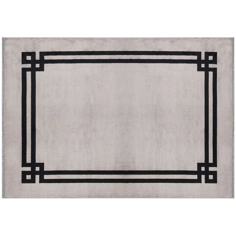 Mavera Viscose Geometric Indoor Rug, Rectangle 3'3" x 6'7"