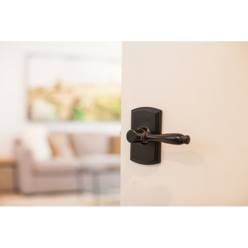 Sorado Keyed (Entry) Door Lever, Black