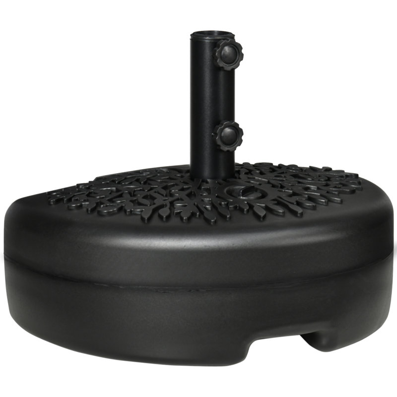 Porte-parapluies demi-rond Outsunny