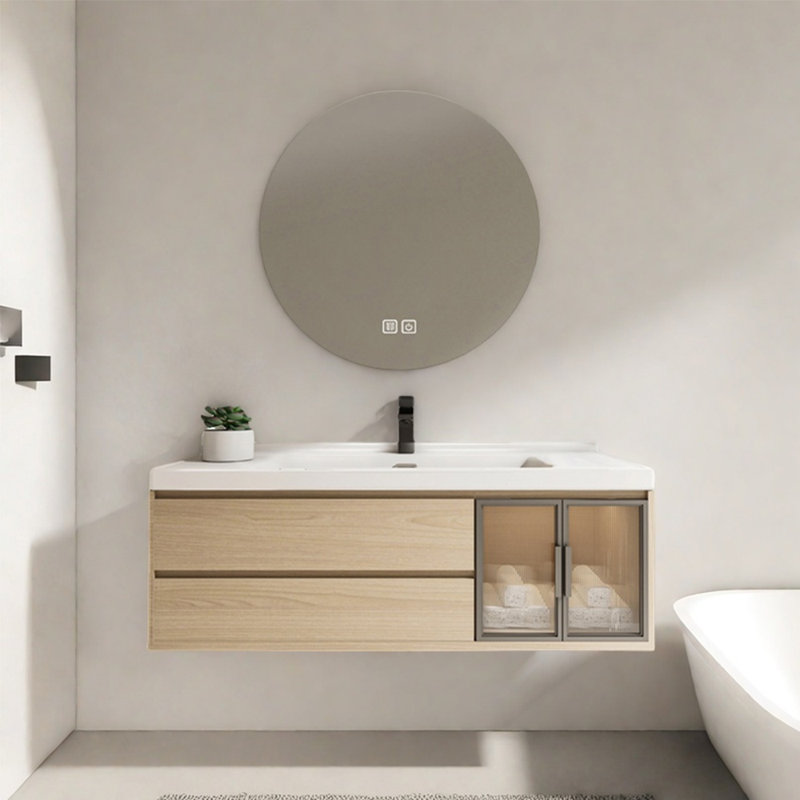 Armoire de salle de bain simple de style nordique