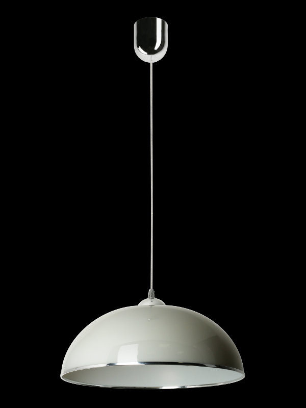 Embrey 1 - Light Chrome Dome Pendant, Beige