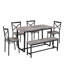 Ensemble de table de salle à manger 6 pièces 6 pièces-2004483144-2004483156-2004483147