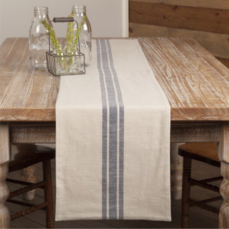 Tapis de couloir Market Place, Bleu, Tapis de couloir L 72 po x l 13 po