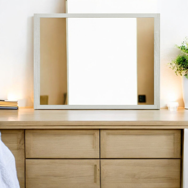 Miroir Shaunda, Beige