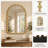 Marlowe 24X36 Arch Beaded Wall Mirror-137553140