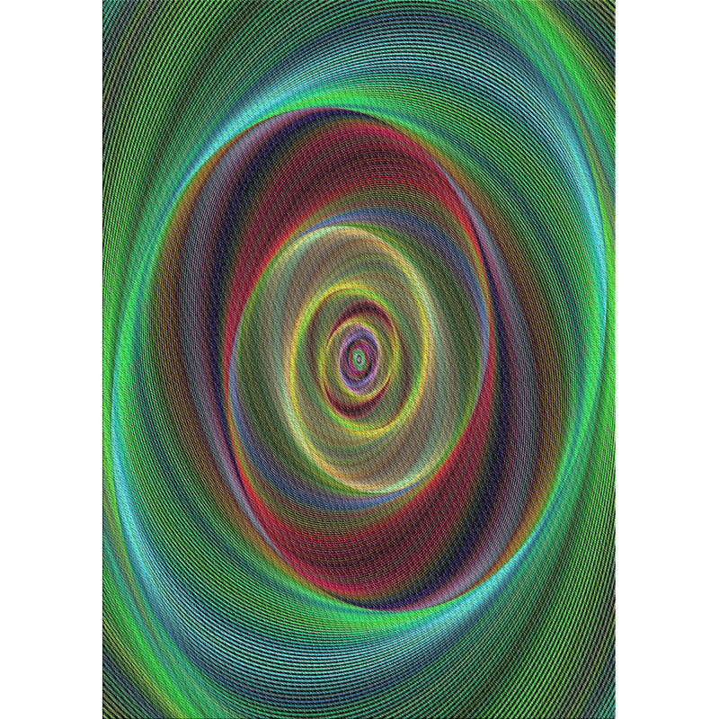 Tapis de la zone verte en laine touffeté à la main Bremer
