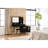 Compact Dressing Table With 3 - Color Adjustable Lights, Drawer Storage, And Built In Power Outlet, Ideal For Small Spaces Fluted Glass Door Modern Length, Equipped Pu Cushioned Stool Exquisite Craft-161468245