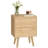 22.4"Nightstand with 2 Drawers, Small End Table with Storage for Living Room-1355524333