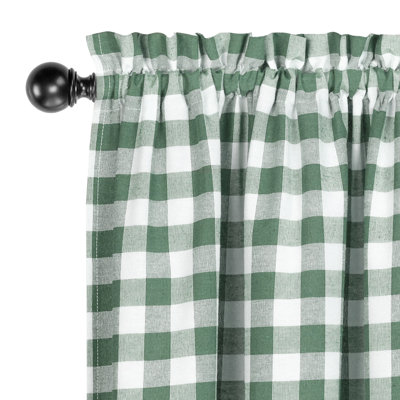 Ramillies Cotton Blend Semi Sheer Curtain Pair