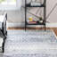 Tapis géométrique gris-497760774