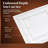 24'' L x 24'' W Smooth PVC Drop-In Ceiling Tile-97646879