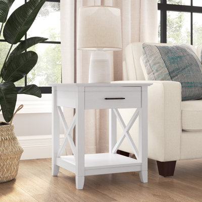 Table de bout avec rangement Huckins