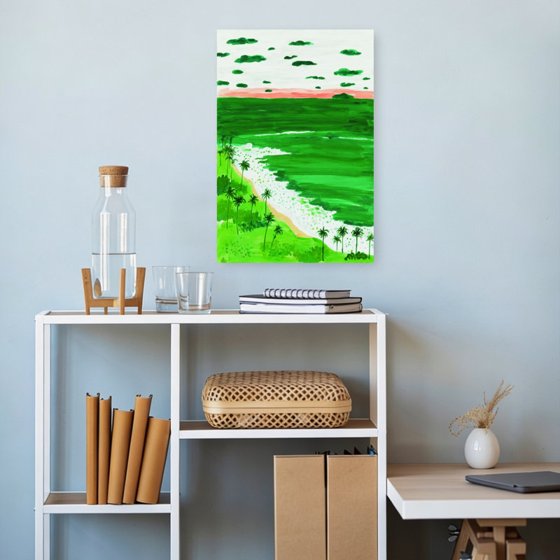 Emerald Tide, H 18 po x l 12 po