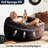 4-foot giant foam beanbag chair with padding, perfect for adult reading and relaxation – suitable for living room and bedroom.