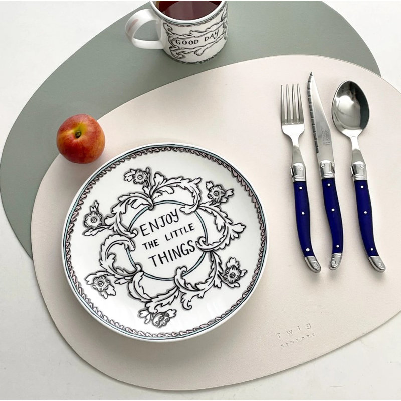 Deco Placemat, Ivory 