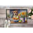 Decorating Easter Staffordshire Bull Terrier Doormat-112770676