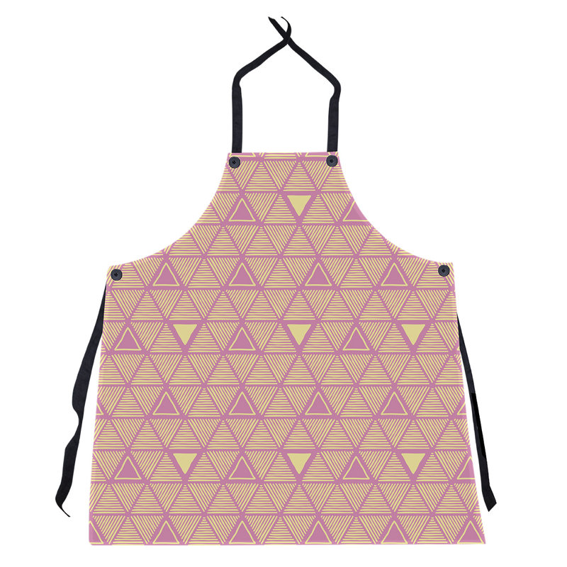 Patricia Geoffrey Bib Apron, Pink/Yellow