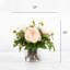 Faux peony arrangement in vase-768437885