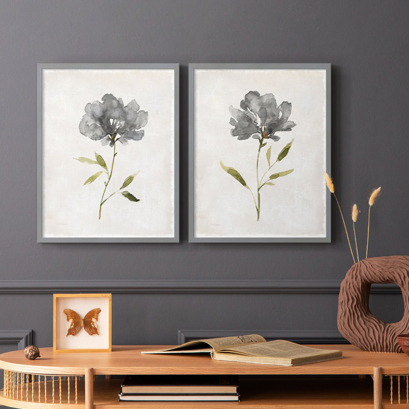 «Botanical Beauty I», reproduction encadrée de qualité supérieure - prête à être accrochée - aucun clou requis - aucun clou requis