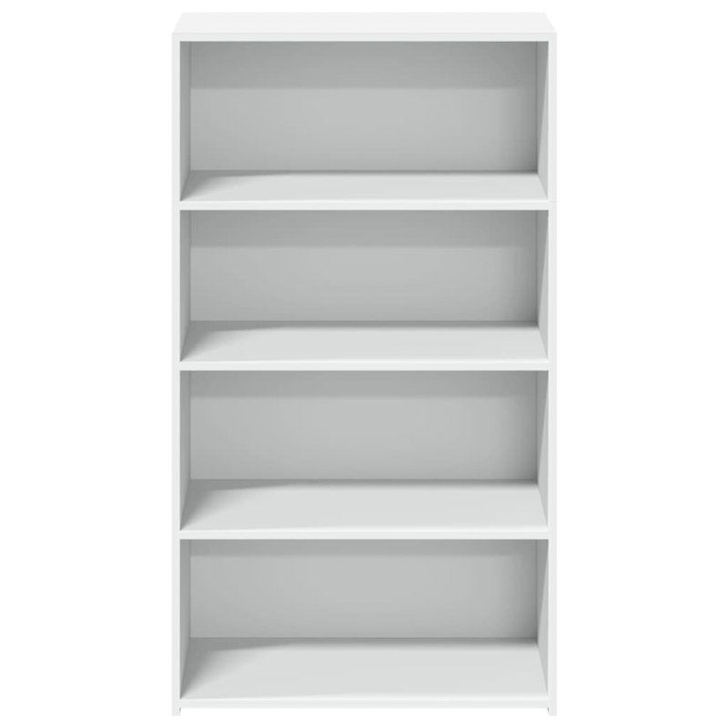 124cm H x 70cm W Standard Bookcase, White