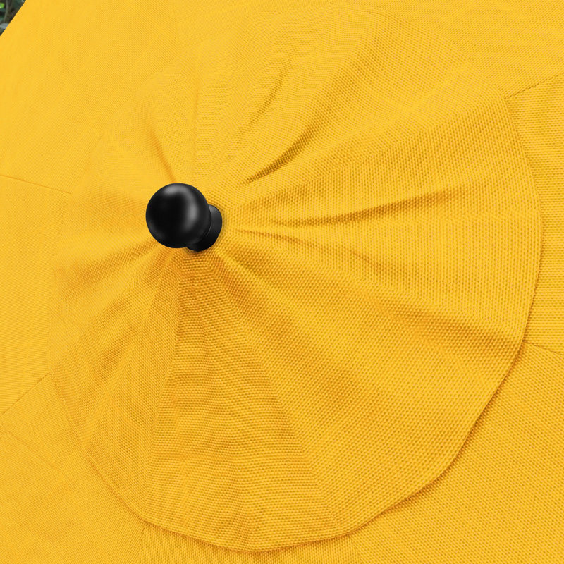 Parasol de marché 9 pi Moneer, Jaune
