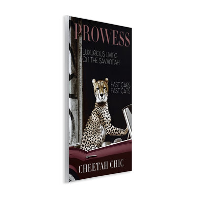 Art mural de voiture de sport Pretess Cheetah, design par Sophie 6