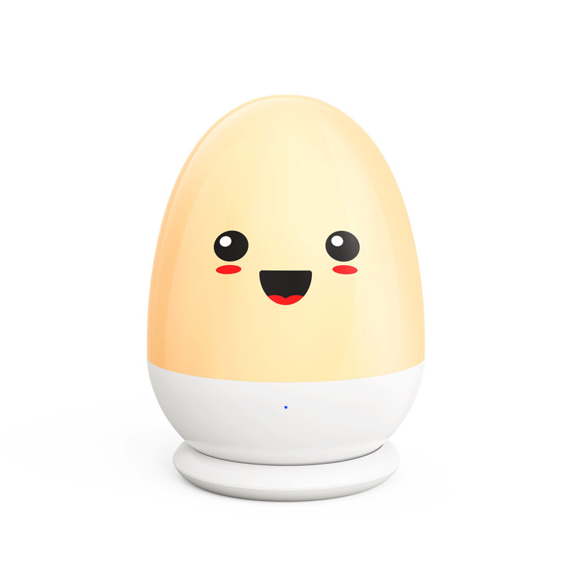 Veilleuse Egg Baby pour chambre de bébé, veilleuse tactile avec base de chargement stable et minuterie, lampe sécuritaire pour tout-petits et chambre à coucher